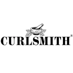 Curlsmith logo – britisk curly girl-brand med professionel hårpleje til krøller, bølger og coils hos Hair souk.
